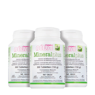 100160 - Mineral plus compresse, Set Di 3 Pezzi
