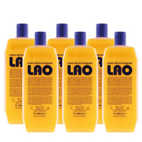 LAO bath/shower gel abricot box 6x1 liter